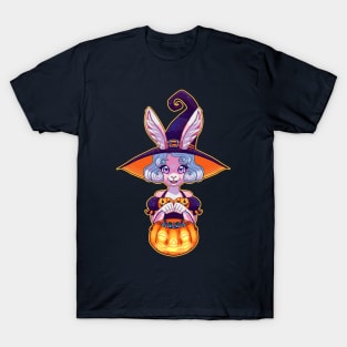 Stella bunny girl with witch costume anime chibi furry T-Shirt